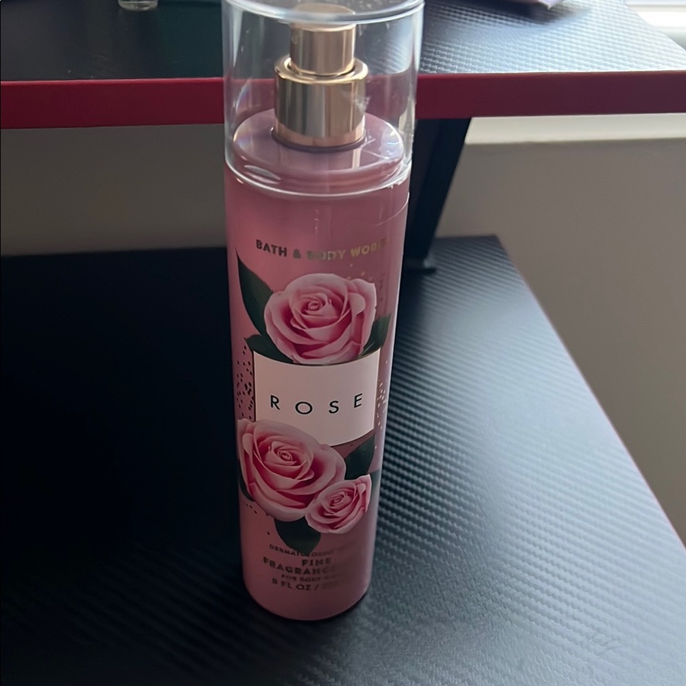 Bath & Body Works Rose  Mist - Pink Floral Bottle